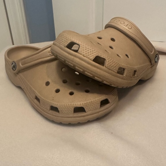 CROCS Beige Women's Mules - Picture 3 of 9